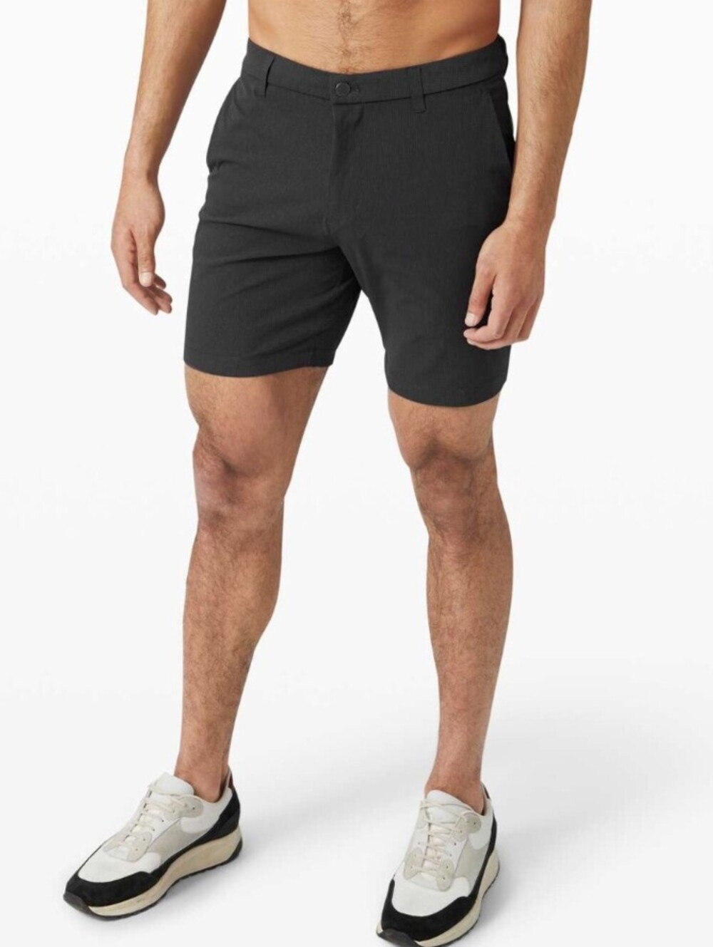 Lululemon Men's Dark Gray Commission 7" Athletic Shorts - Size - 31